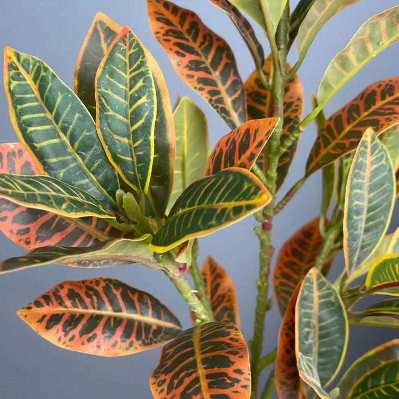Artificial Tropical Magnolia Leaf Branch - Image 4