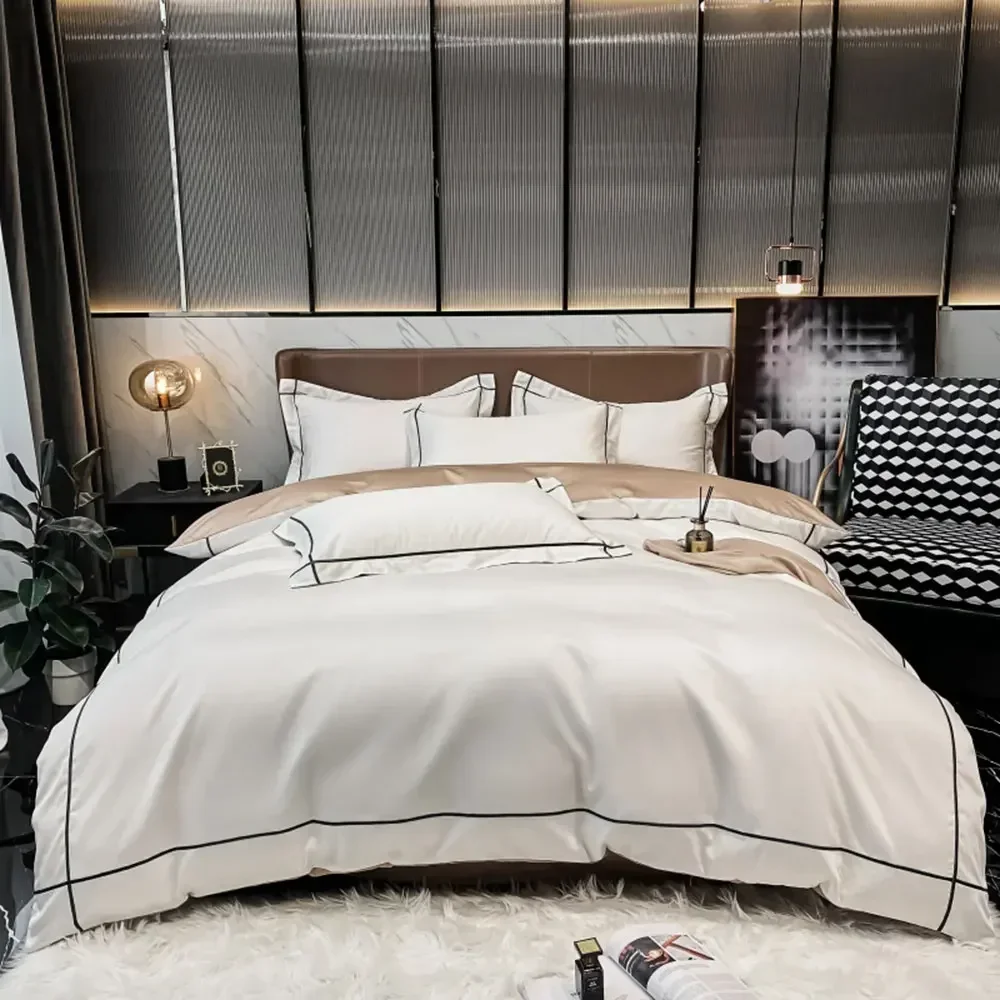 Solid Color Egyptian Cotton Bedding Sets - Image 16