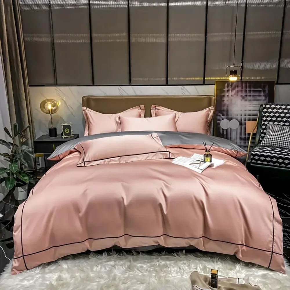 Solid Color Egyptian Cotton Bedding Sets - Image 3