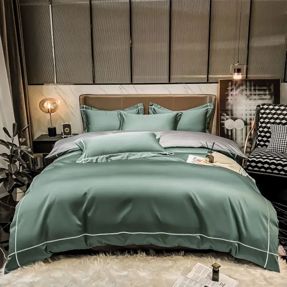 Solid Color Egyptian Cotton Bedding Sets - Image 7