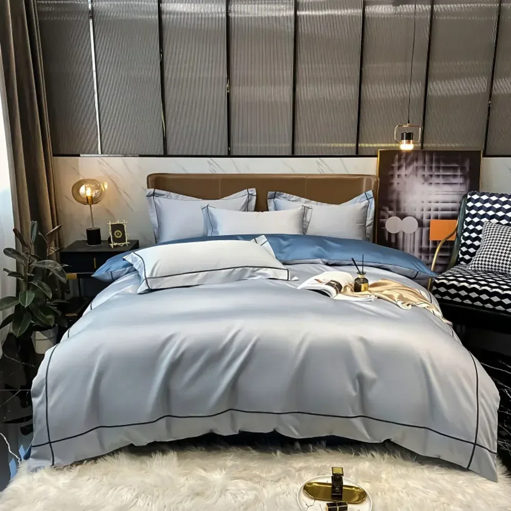 Solid Color Egyptian Cotton Bedding Sets - Image 9