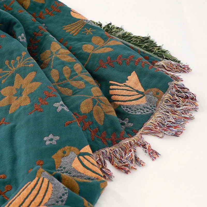 Japanese Cotton Throw Blanket - Image 8