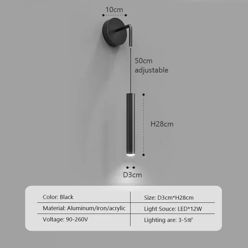 Modern Aluminum LED Wall Sconce - Image 12