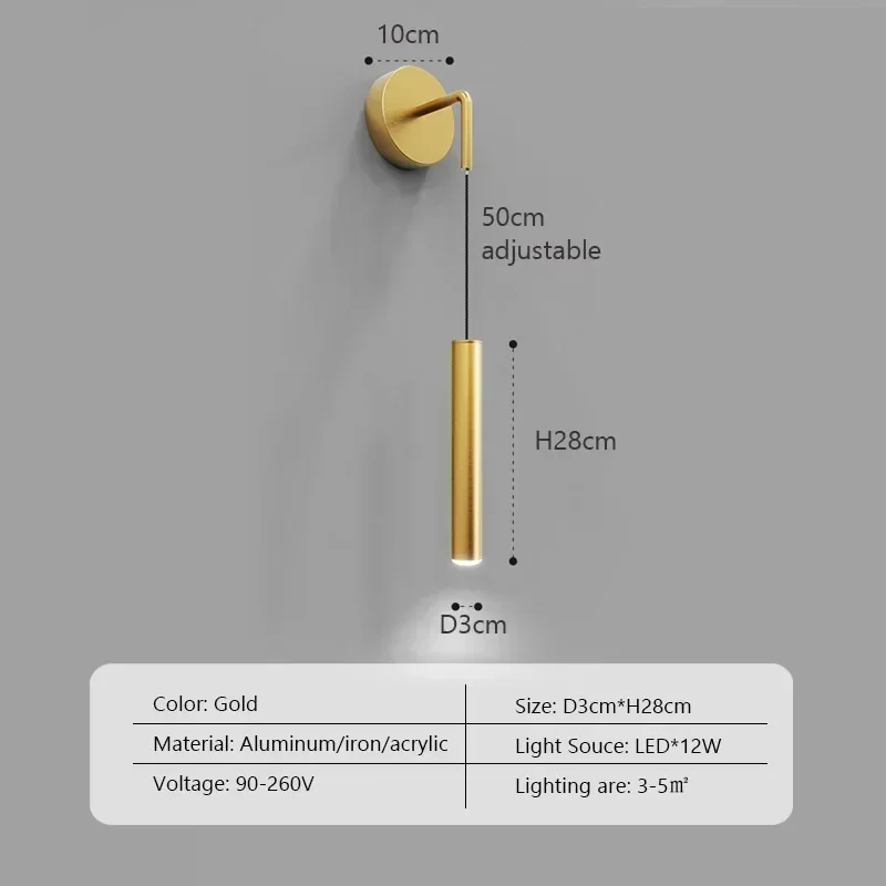 Modern Aluminum LED Wall Sconce - Image 6