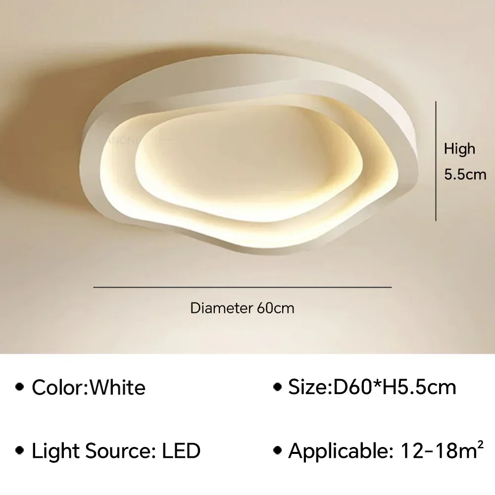 Modern Flush Mount Ceiling Light - Image 19