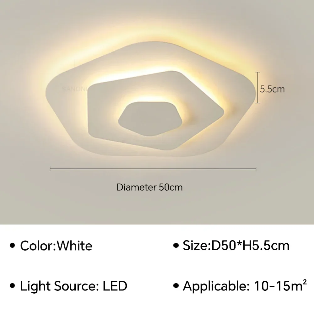 Modern Flush Mount Ceiling Light - Image 21