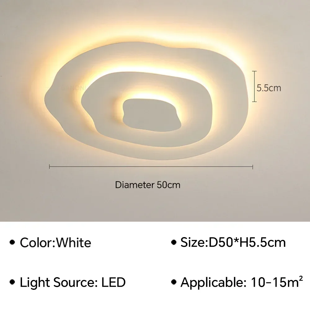 Modern Flush Mount Ceiling Light - Image 8