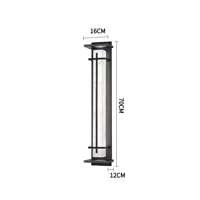 Modern Outdoor Stainless Steel Wall Lamp - Image 10