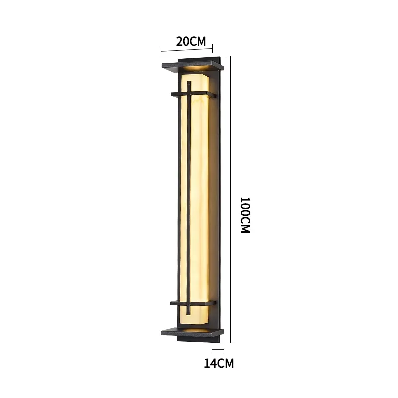 Modern Outdoor Stainless Steel Wall Lamp - Image 11