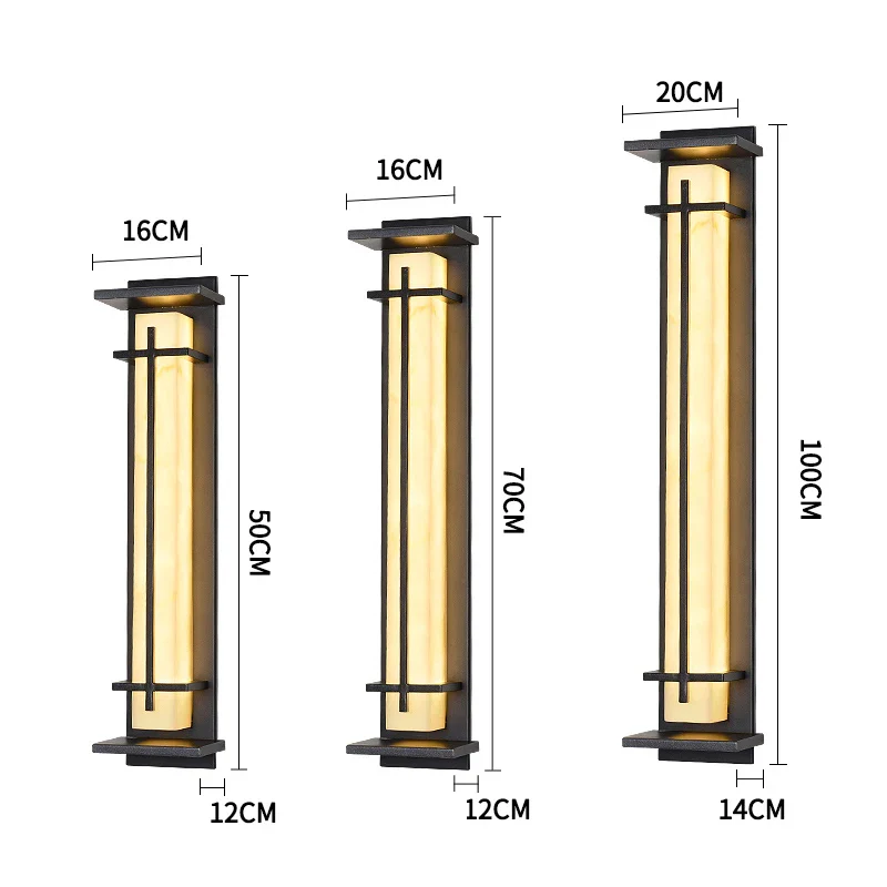 Modern Outdoor Stainless Steel Wall Lamp - Image 5