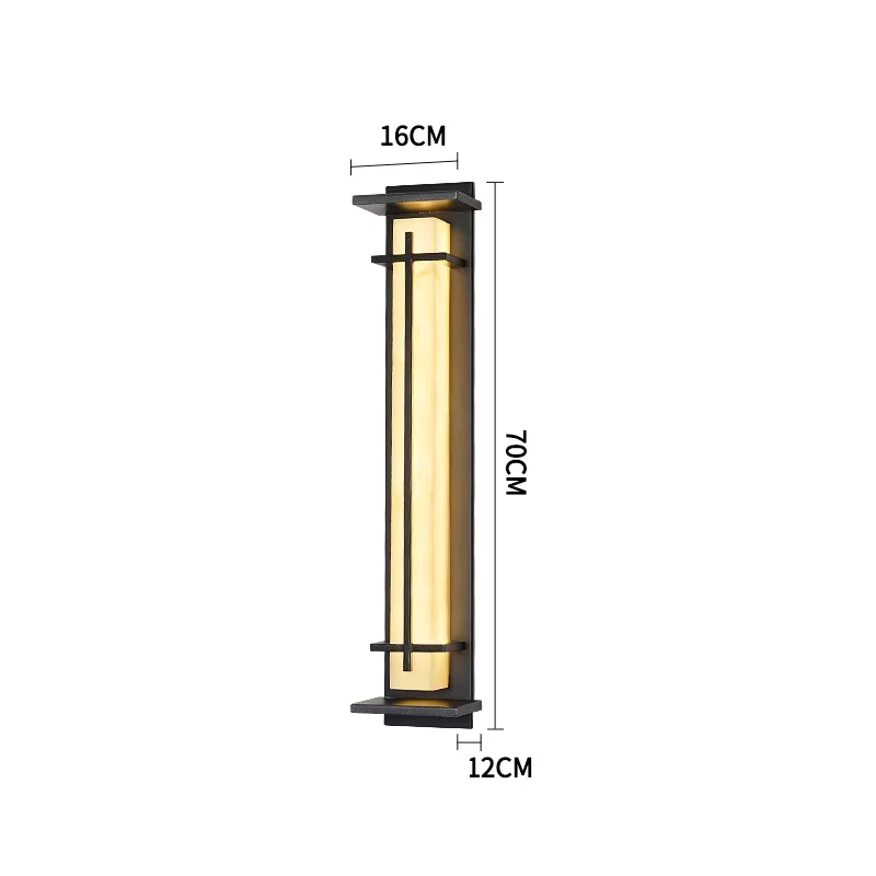 Modern Outdoor Stainless Steel Wall Lamp - Image 7