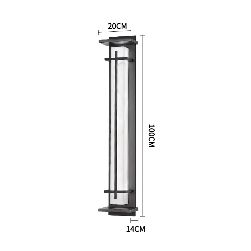 Modern Outdoor Stainless Steel Wall Lamp - Image 8