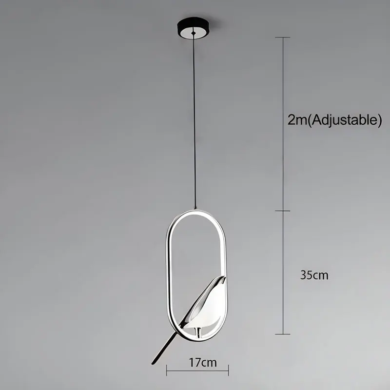 Nordic Bird Pendant Light - Image 12