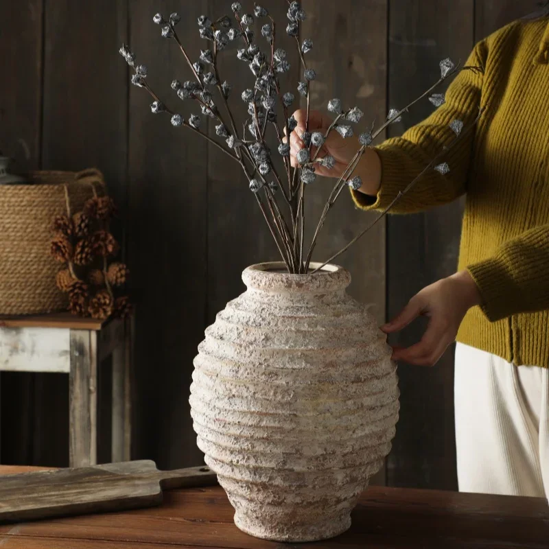 Retro Rough Pottery Vase - Image 5