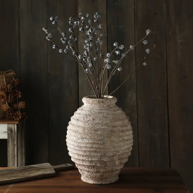 Retro Rough Pottery Vase - Image 6
