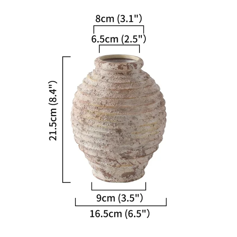 Retro Rough Pottery Vase - Image 7
