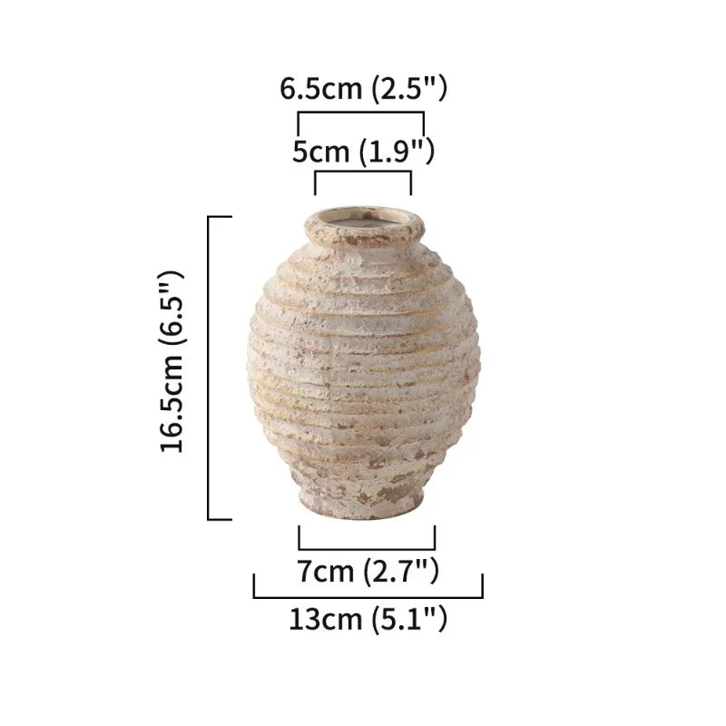 Retro Rough Pottery Vase - Image 8