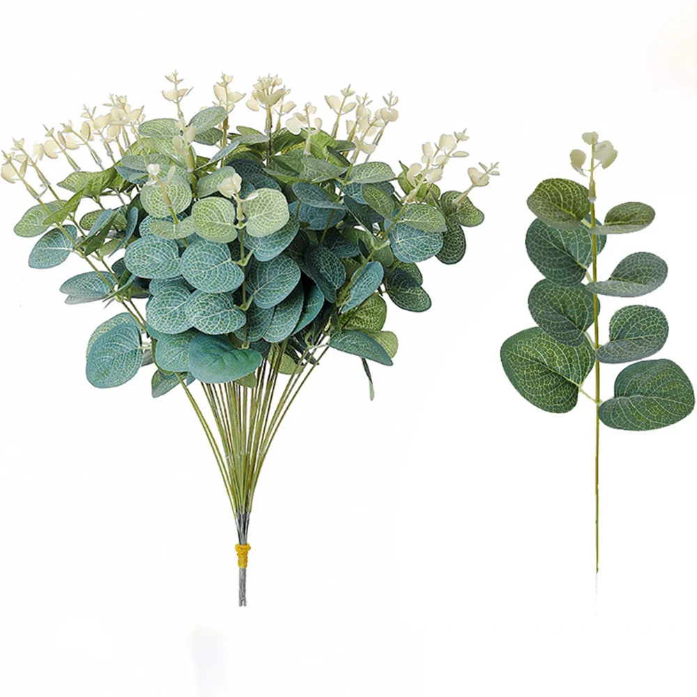 Silk Eucalyptus Leaf Set - Image 3