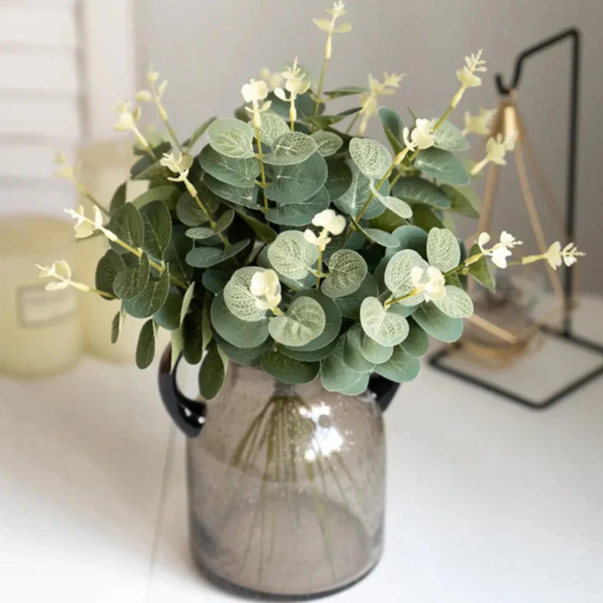 Silk Eucalyptus Leaf Set - Image 5