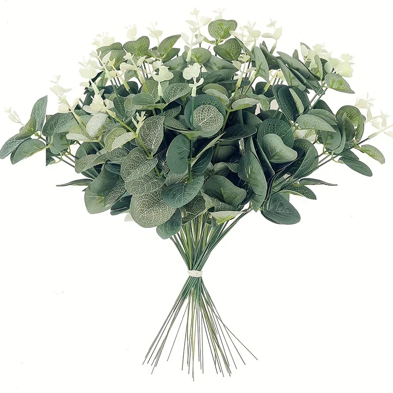 Silk Eucalyptus Leaf Set - Image 7