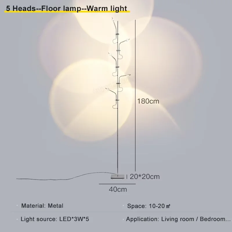 Sunset Glow Nordic Floor Lamp - Image 6