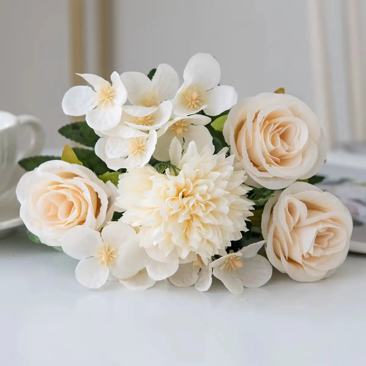 Vintage Silk Rose & Peony Bouquets - Image 15
