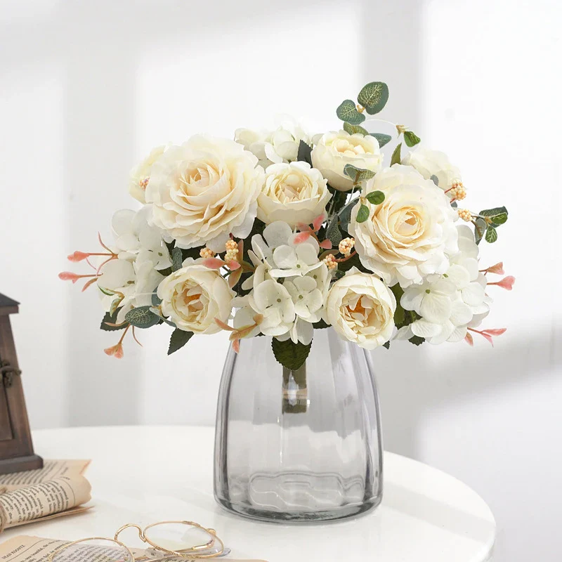Vintage Silk Rose & Peony Bouquets - Image 6